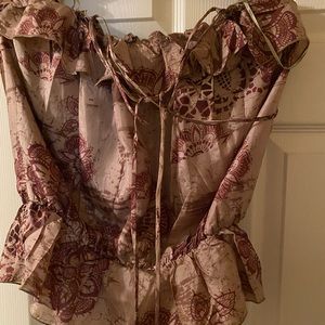 Boho like blouse. Perfect for this time around.